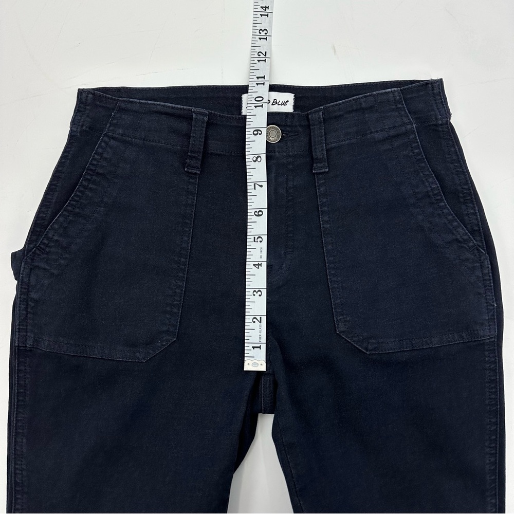 Studio Blue Sophia Utility Cropped Slim Taper Pants Navy Blue Size 26 - Picture 11 of 14